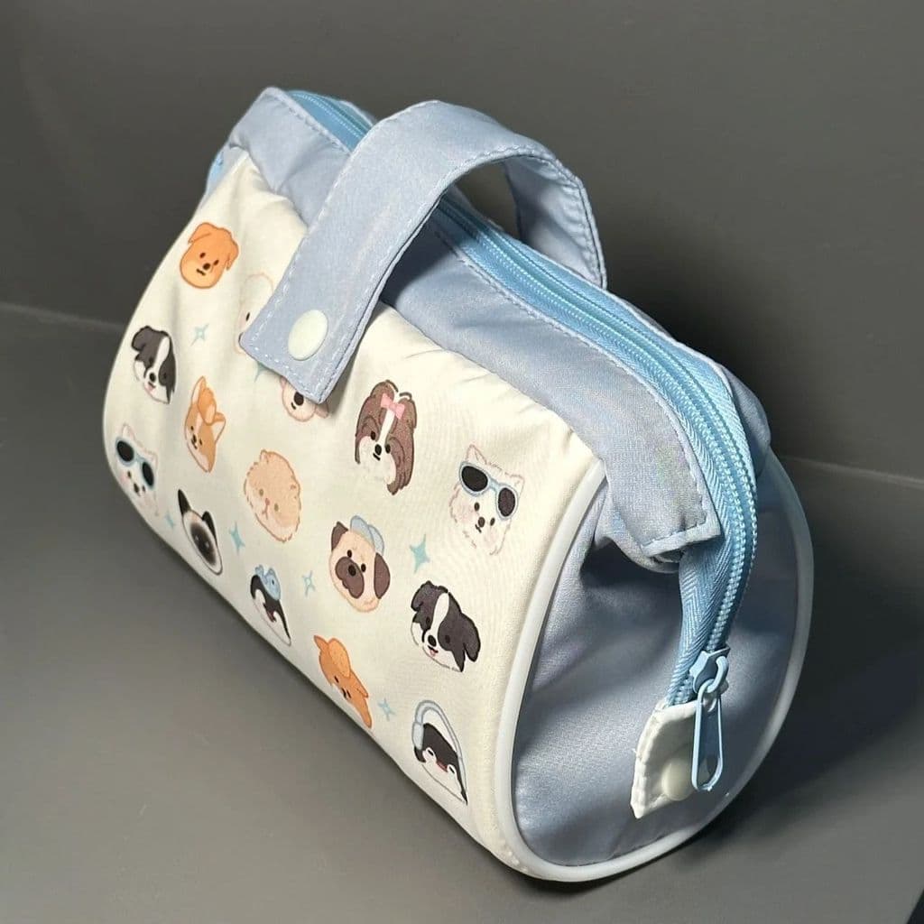 Caixa de papelaria de grande capacidade em estilo japonês para estudantes do ensino fundamental e médio, bolsa de armaze