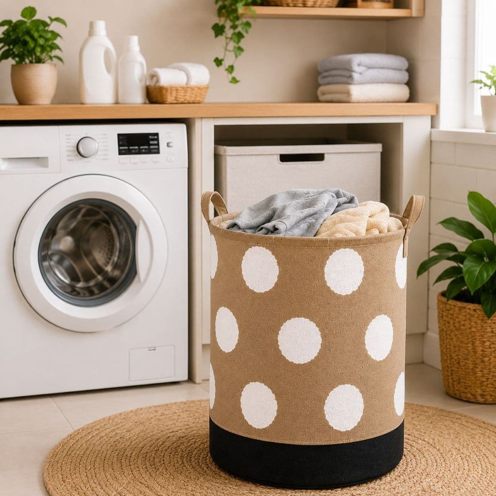 Cesto de Roupa Organizador Multiuso Roupas Brinquedos Para Banheiro Lavanderia Casa Lavabo Decoração