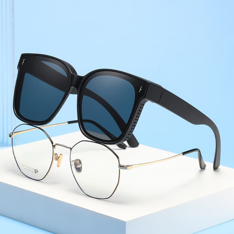 Novos óculos de miopia óculos de sol masculino feminino verão Clip-On Anti-ultravioleta óculos de sol polarizados mascul