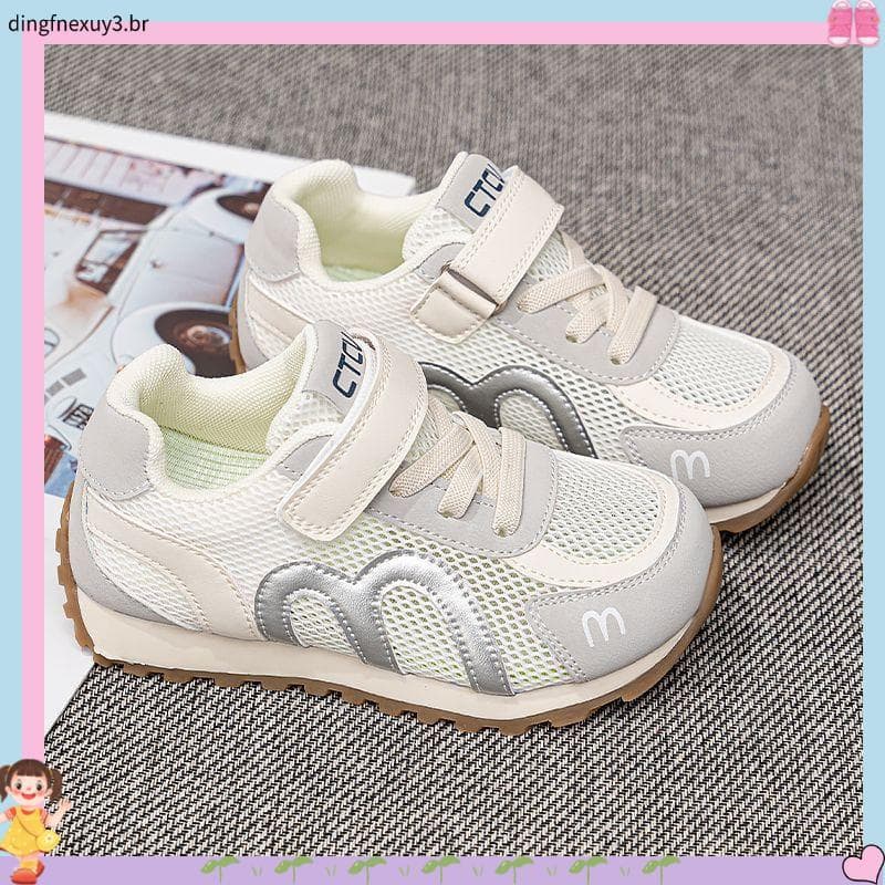 Abóbora Pastoral 2026 verão novo estilo Forrest Gump sapatos meninos meninas All-Match respirável antiderrapante tênis d