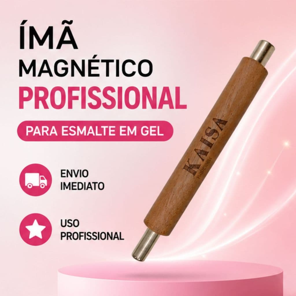 Ímã Magnético Profissional Kaisa para Esmalte Cat Eye