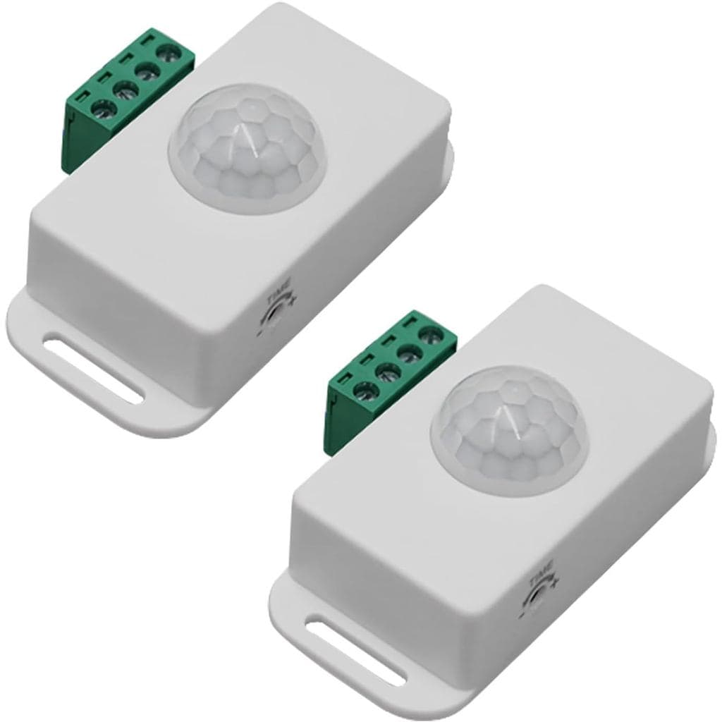 Sensor PIR 12V 24V, Detector de Movimento Infravermelho Ajustável, Controlador de Interruptor de Luz com Sensor de Movim