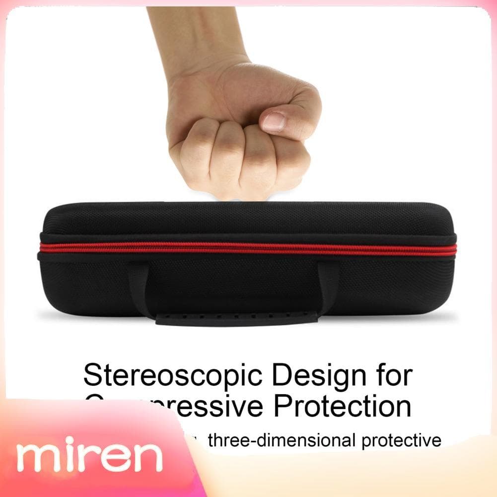 miren.br Estojo para microfone, bolsa para transporte de microfones duplos, caixa de armazenamento, resistente à água,