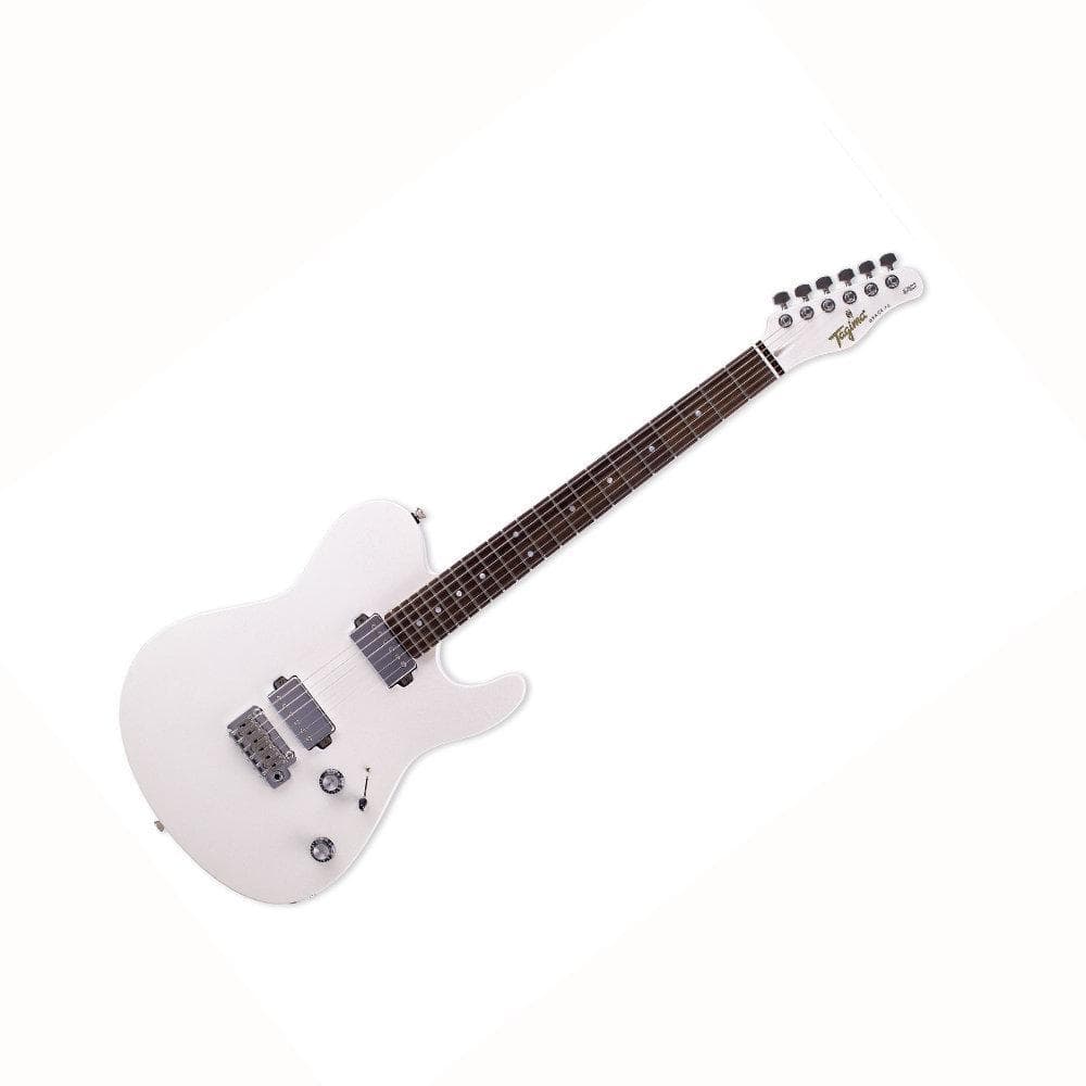 Guitarra Tagima Grace-70 Brasil Signature Cacau Santos White Sparkle Guitarra Elétrica