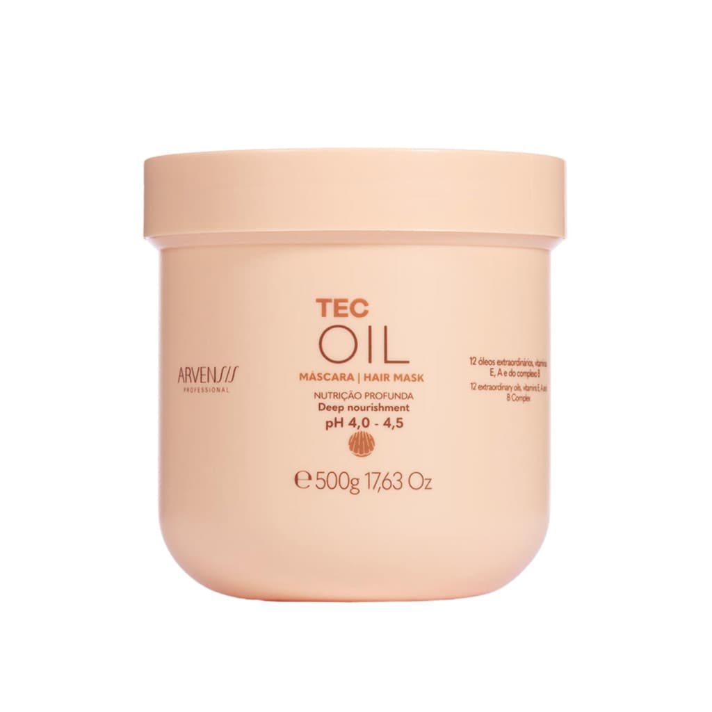 Máscara Arvensis Tec Oil Hidratação e Brilho 500g