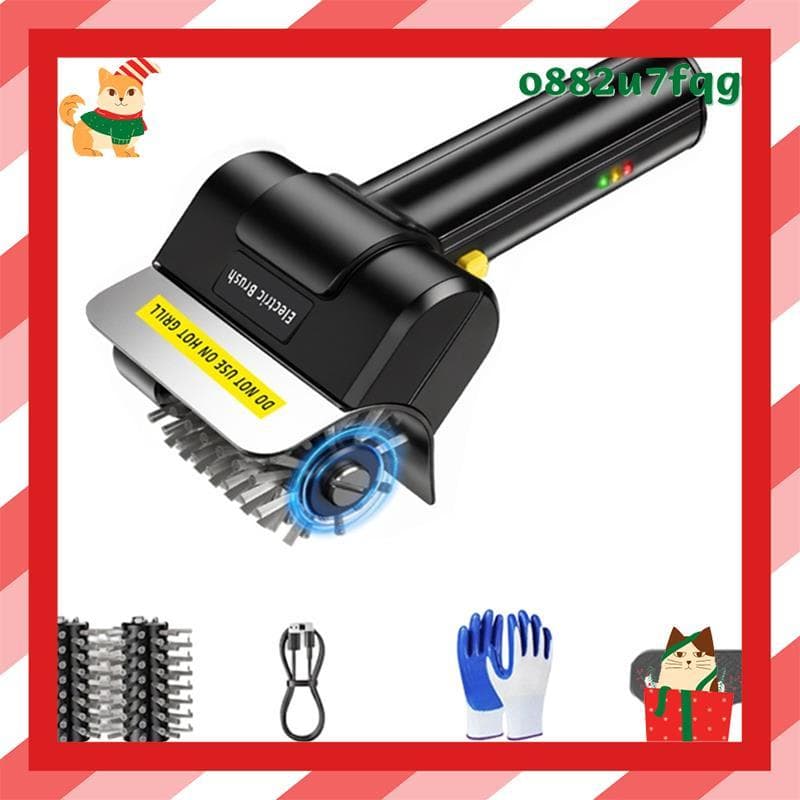 Escova Para Churrasco Sem Fio , Ferramenta De Limpeza Ao Ar Livre , Limpador Elétrico Recarregável Grelha o882u7fqg.br