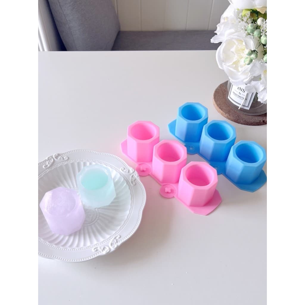 Molde de copo de gelo de Silicone caixa de gelo molde de bola de gelo bandeja de gelo criativo copo de gelo