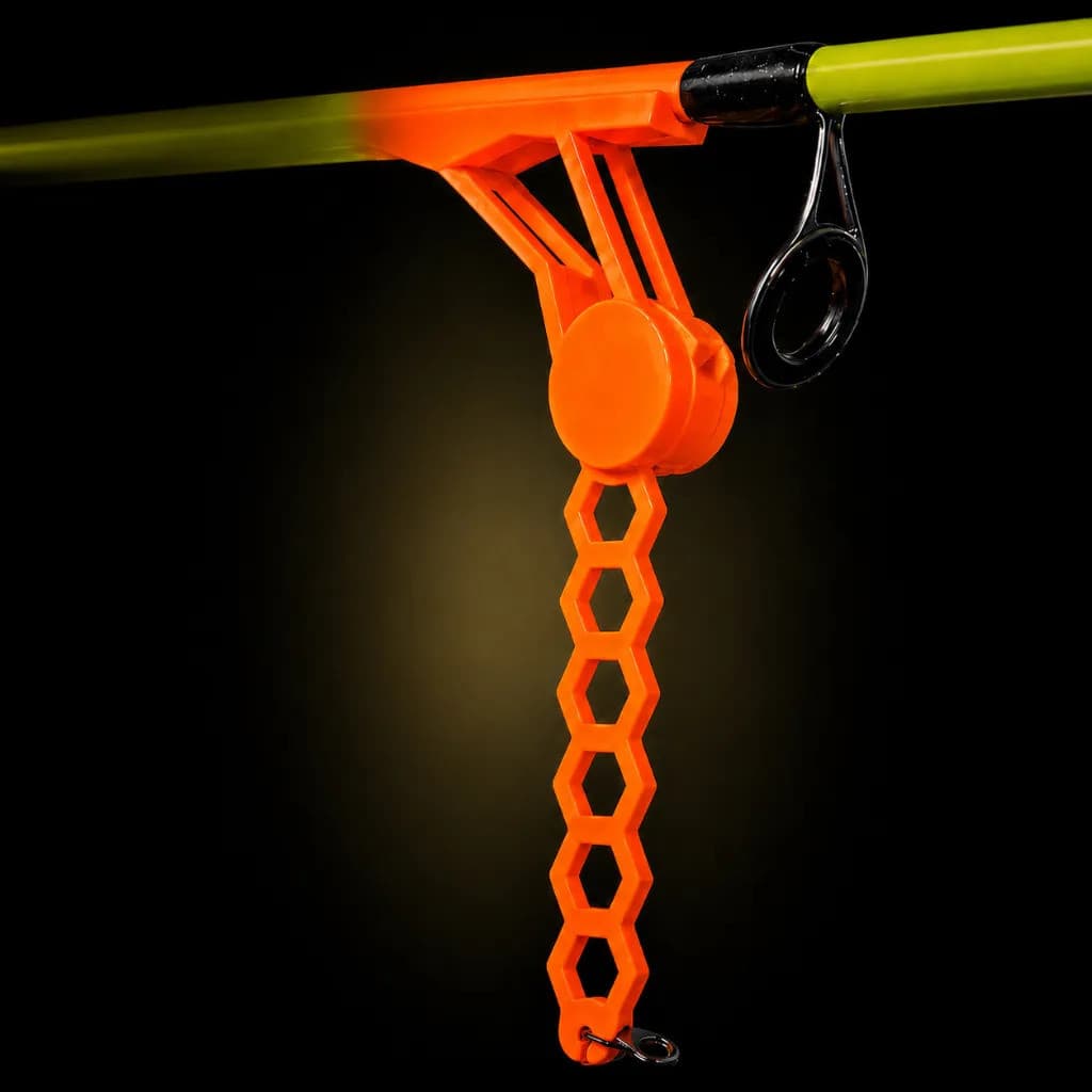 Detector De Fisgada Laranja Para Vara De Pesca Ultra Sensíve