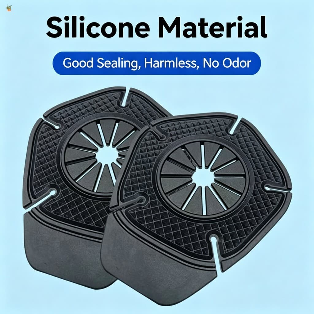 Almofada De Silicone Universal Para Limpador De Carro-Design Anti-Folhas De Capa Protetora Contra Poeira