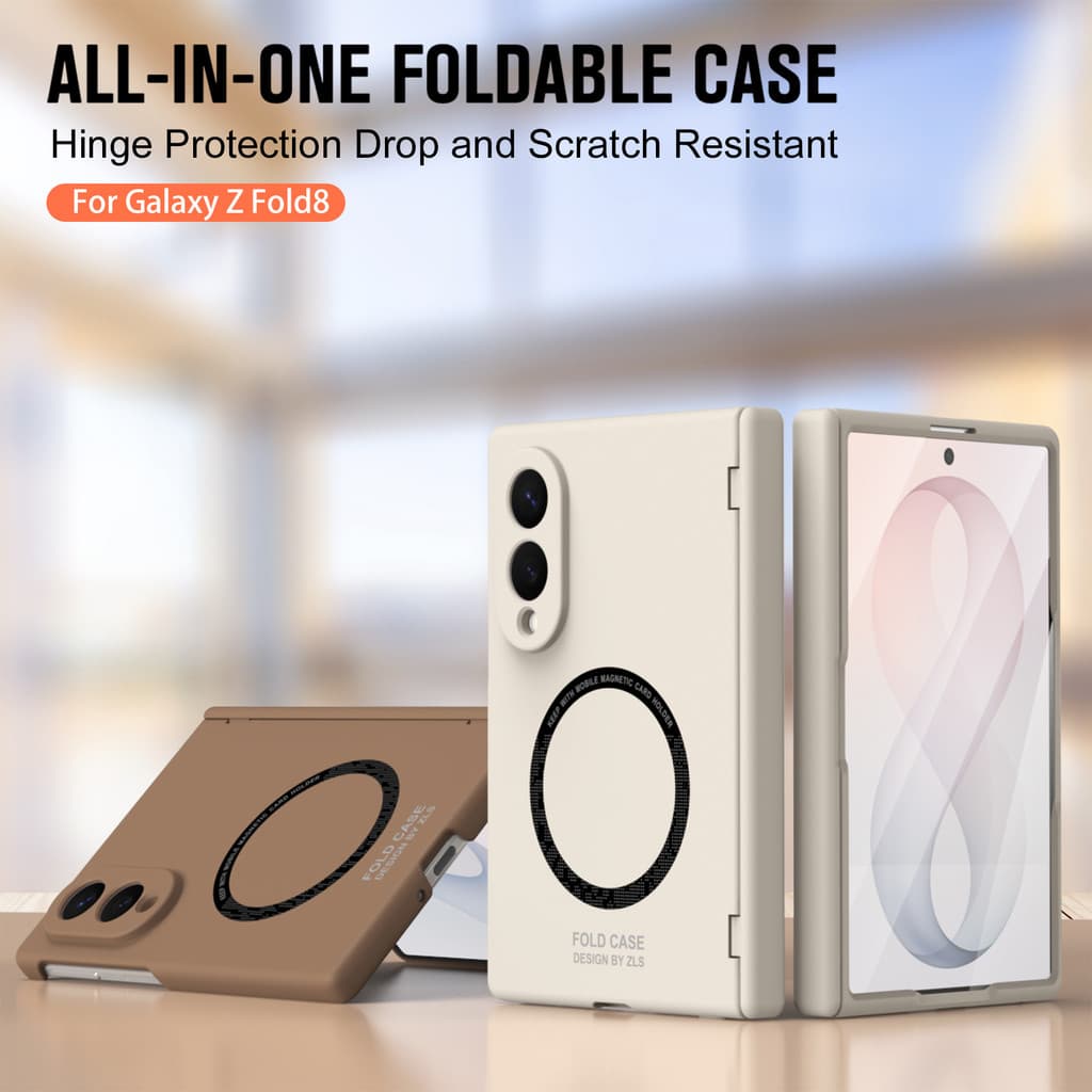 Capa De Telefone Fosca Para Samsung Galaxy Z Fold 8 Wide Fold8 Ultra Fold8 7 6 5 5G Dobradiça Magnética Suporte Caneta C