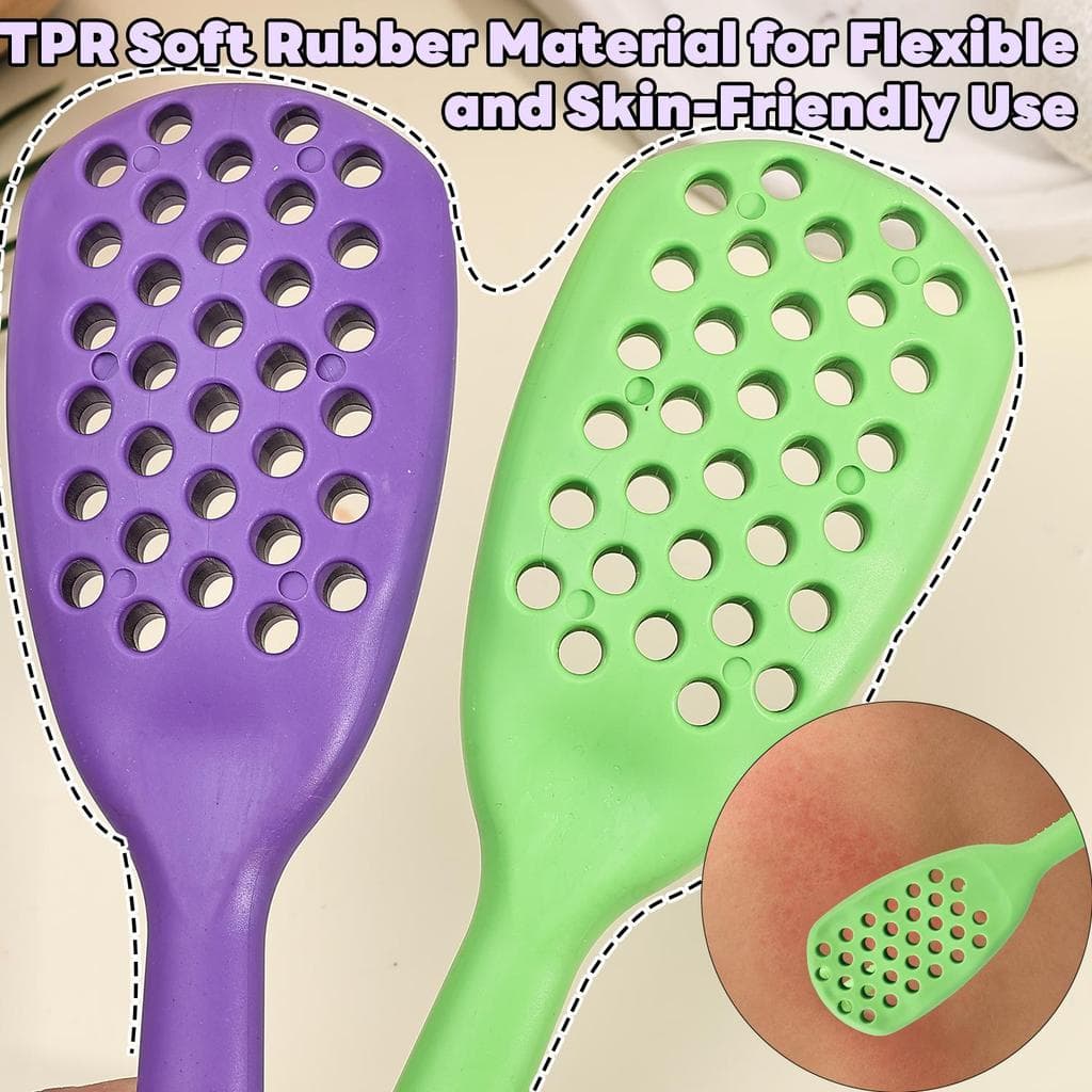 1/2pcs Honeycomb Airbag Gua Sha Patting Board-Flexível TPR Meridian Tapper Com Bolsa De Armazenamento De Gráfico De Pont