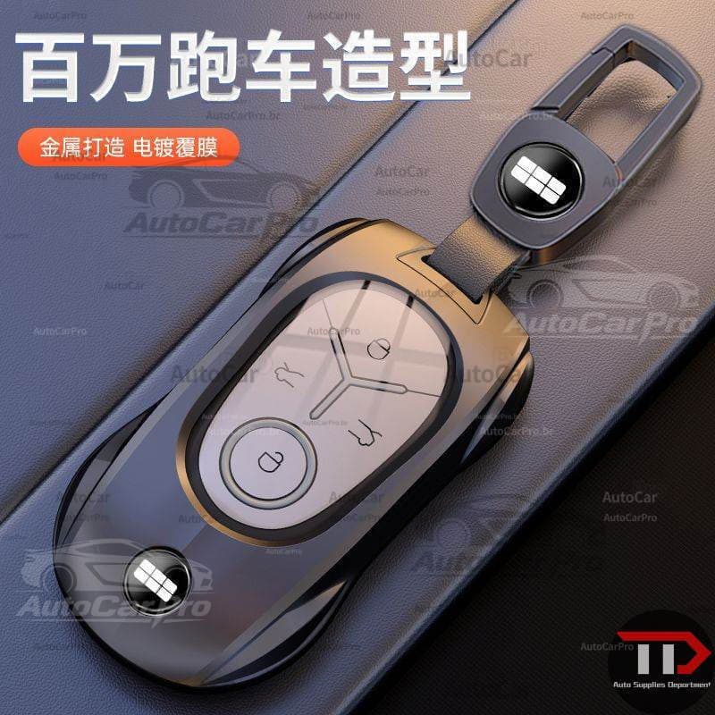 Porta-chaves de carro em liga de zinco Geely para EX2/EX2 Pro/Geome EX5 EV MYT4