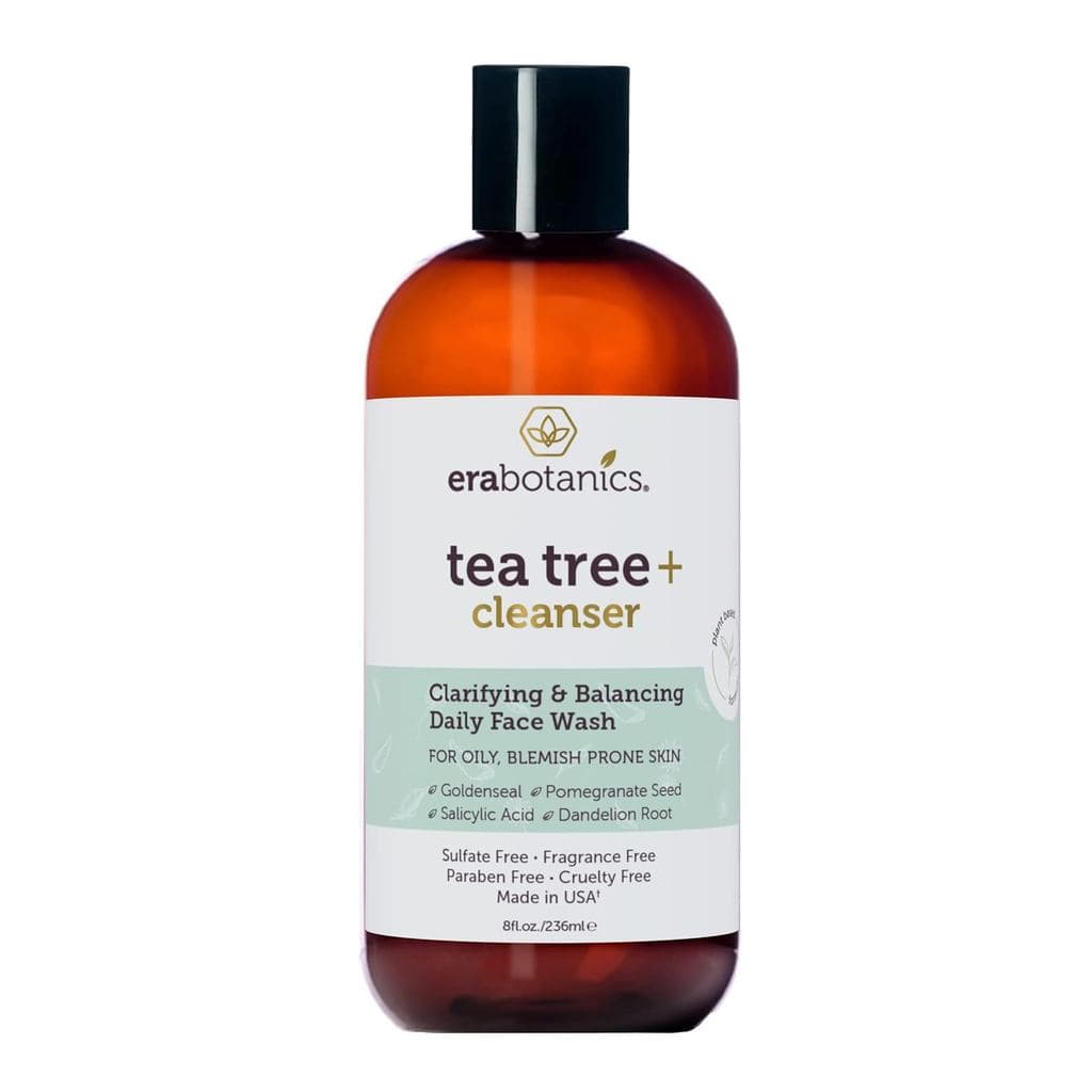 Era Organics Purifying Tea Tree Oil Face Wash - Limpador Equilibrante para Pele Oleosa e com Tendência a Imperfeições co