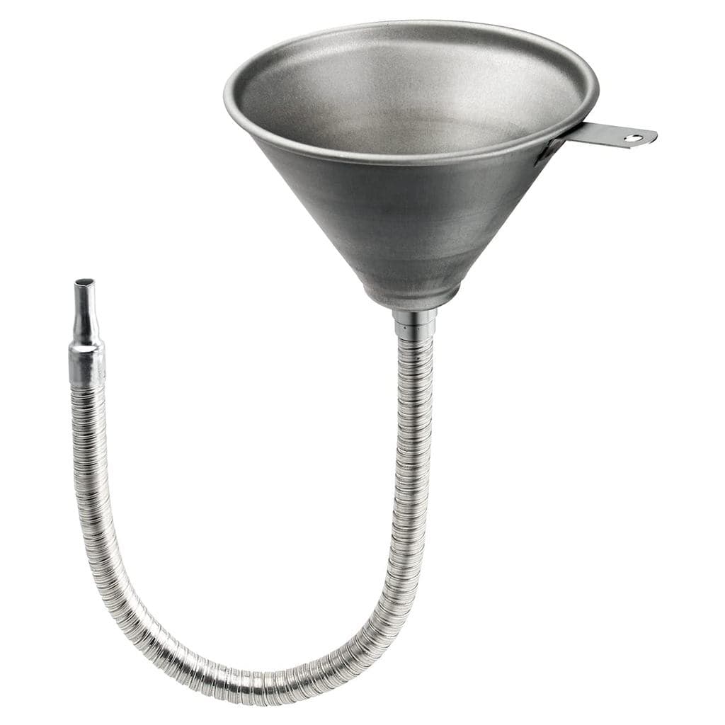 Funil Automotivo Universal de Aço Flexível com Filtro e Tubo Flexível de 23,6" de Comprimento para Todos os Óleos, Lubri