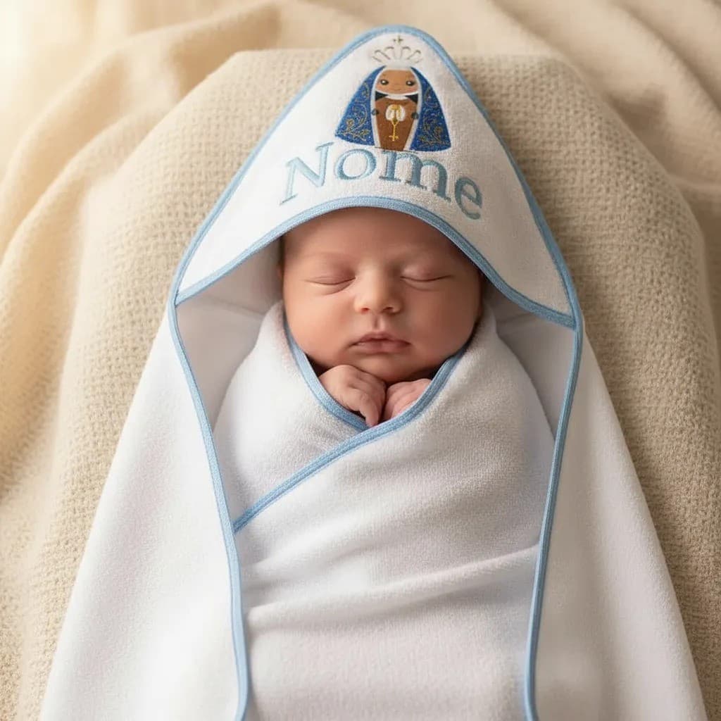Toalha Personalizada Com Nome,, Nossa .Senhora Aparecida