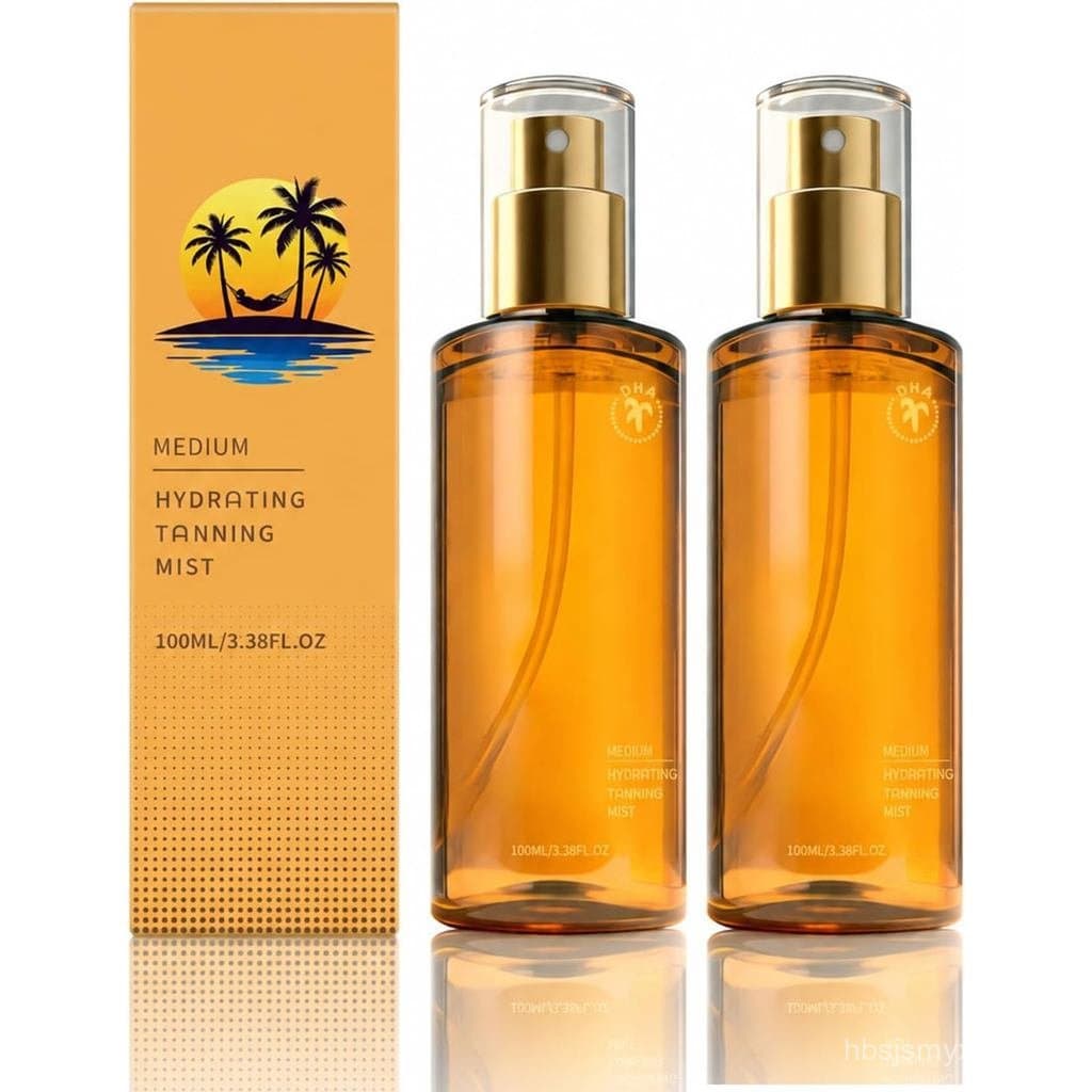 Nebulizador Corporal Autobronzeador, Spray Bronzeador de Secagem Rápida para o Corpo, Bronzeador Sem Sol de Ação Rápida