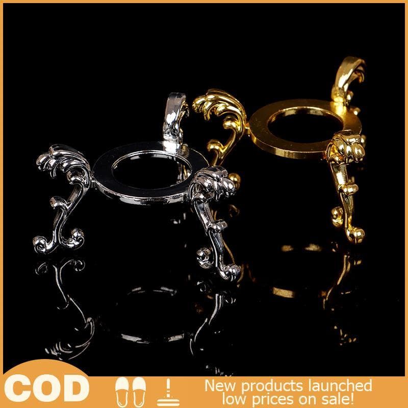 Hot > Display Banhado A Ouro Com Pedras Preciosas Para Ovos , Base De Suporte Bola De Cristal , Ornamento