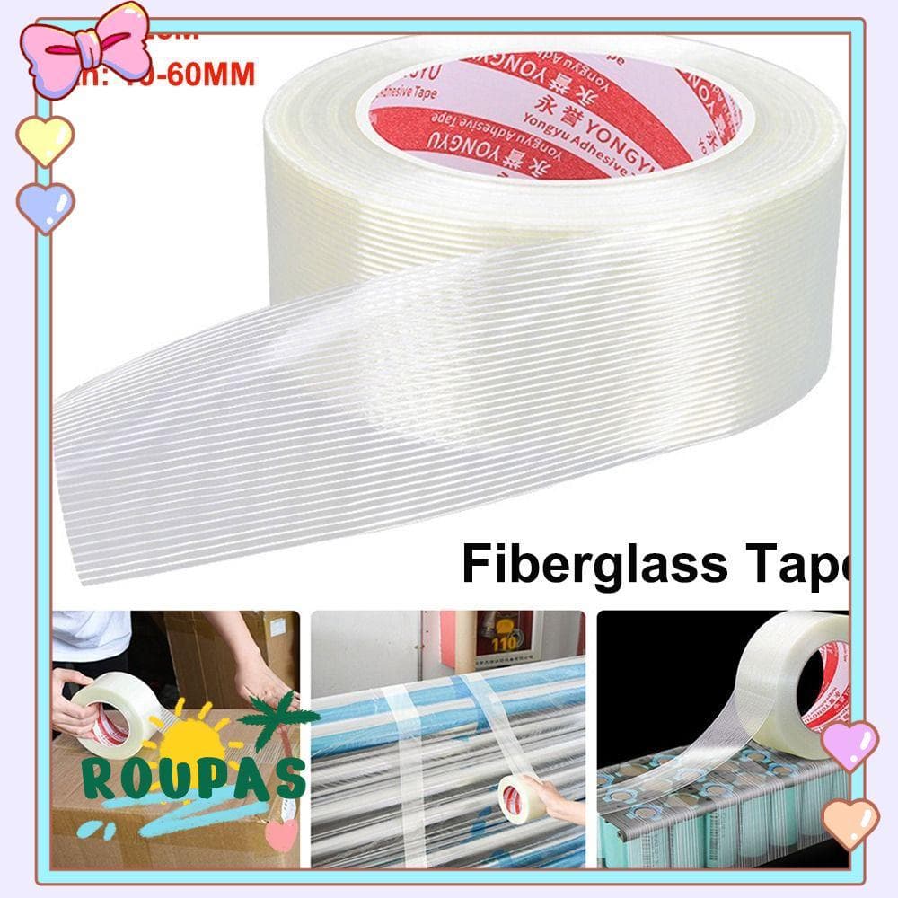 Fita De Fibra De Vidro ROUPAS , Envoltório De Pacote De Lítio De 25M Com Resistência A Altas Temperaturas , Cintamento U