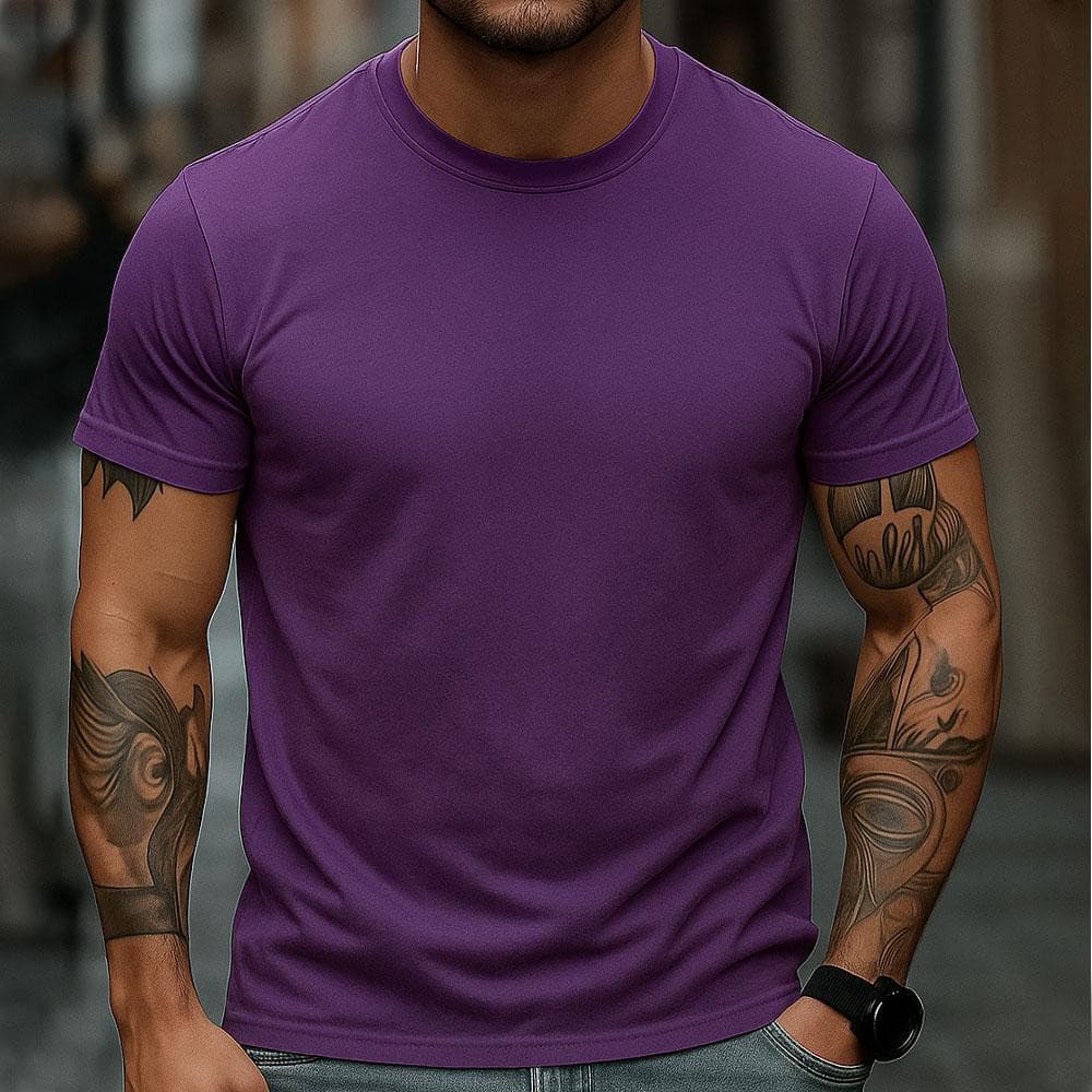 Camisa Masculina 100% Algodão Moda Casual Diária Trabalho Escola Academia Streetwear Estilo Premium