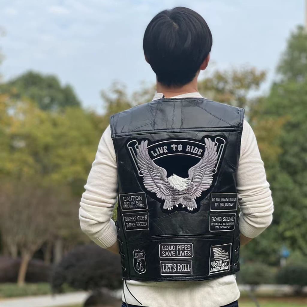 Masculino Durável Clássico Denim Sem Mangas Colete Punk Motocicleta Botão Para Baixo Leve Streetwear Roupa De Verão