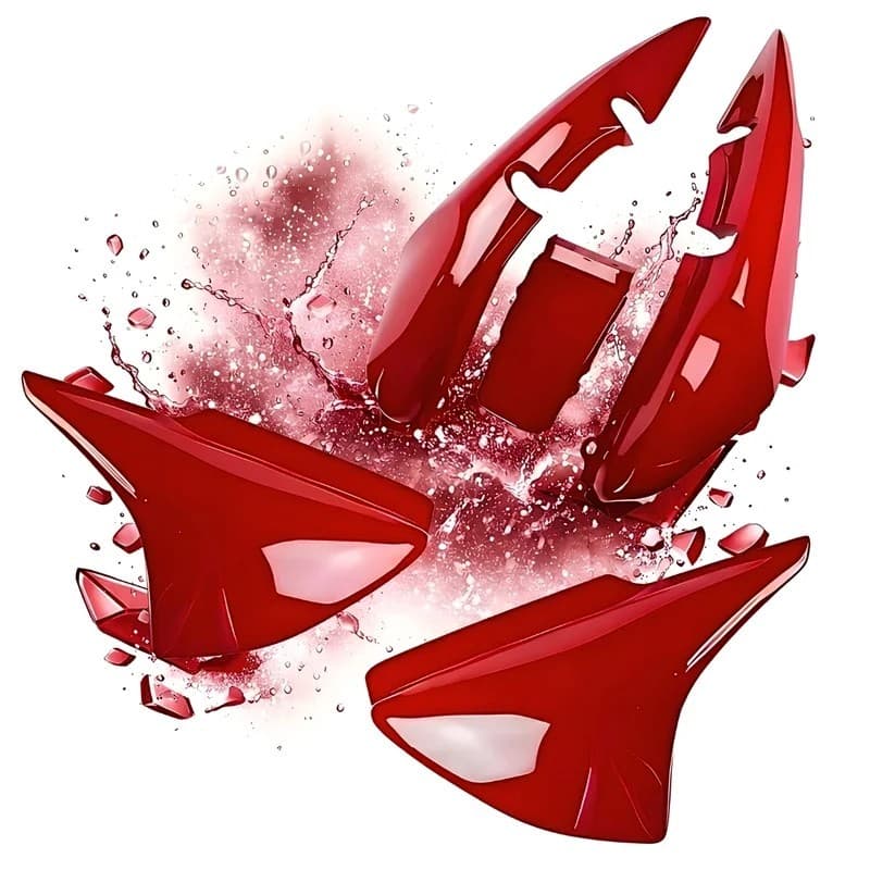 Carenagem Rabeta Traseira + Tampa Lateral Titan 150 Vermelho 2004 2005 2006 2007 2008 Pintado Envernizado