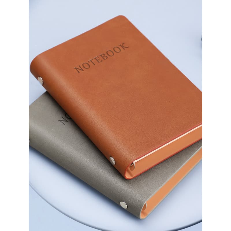 A a7 Caderno de folhas soltas Caderno de bolso portátil Bloco de notas Bloco de notas Caderno pequeno de couro f