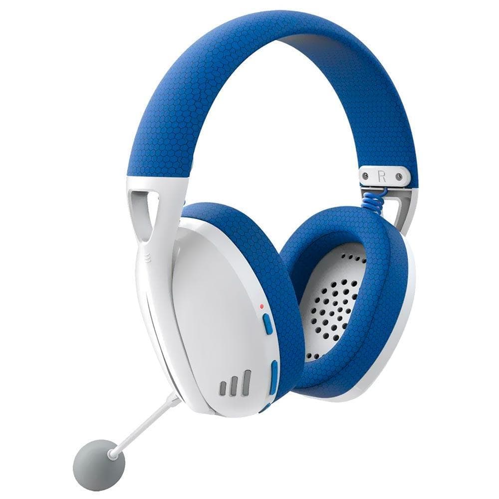 HEADSET GAMER REDRAGON IRE PRO, WIRELESS, DRIVERS DE 40 MM, BRANCO/AZUL