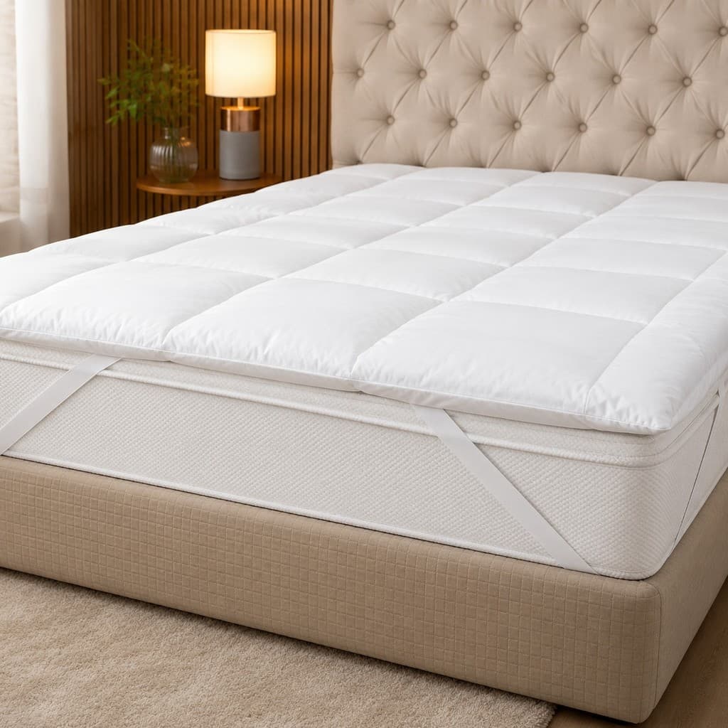 Pillow Top Premium Ultra Macio Confortável Fibra Siliconada C/ Elástico Protetor De Colchão Casal-Queen e King