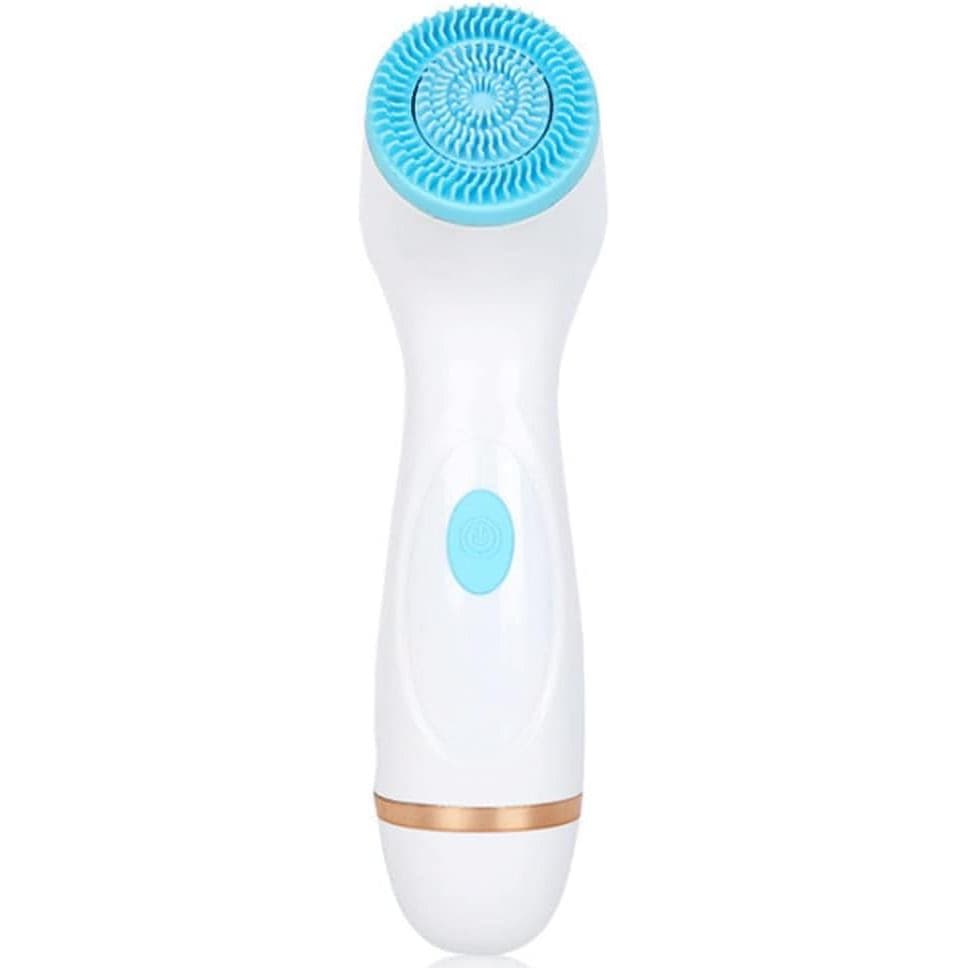 Escova de Limpeza Facial, Escova Esfoliante Recarregável para o Rosto, Escova Elétrica à Prova d'Água IPX 7 com Cabeçote