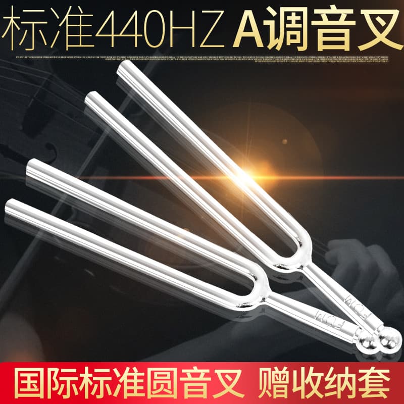 Diapasão A440Hz padrão afinação Piano violino instrumento Musical Erhu diapasão ensino ferramenta profissional garfo de
