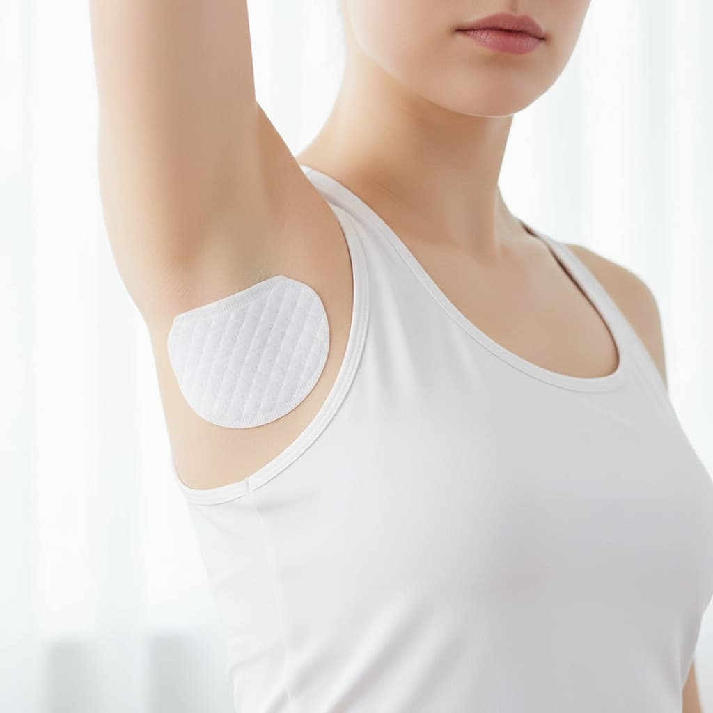 Almofadas absorventes de suor descartáveis nas axilas 60/100 peças - tecido confortável e lenços umedecidos, controle de