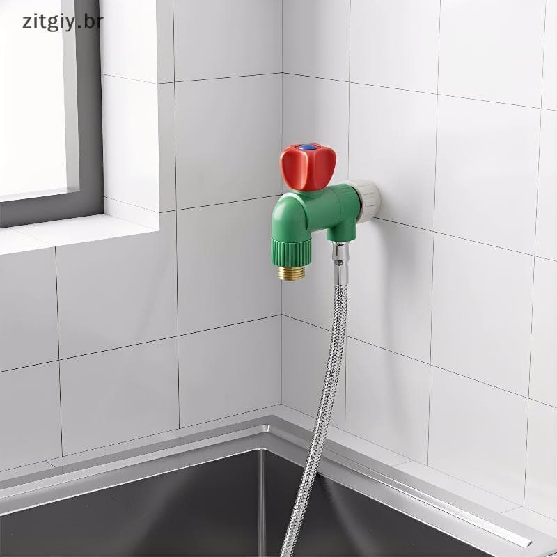 [zitgiy] Válvula Angular À Prova De Vazamento Com Desligamento De Segurança Para Aquecedores De Água , Cozinha , Banheir