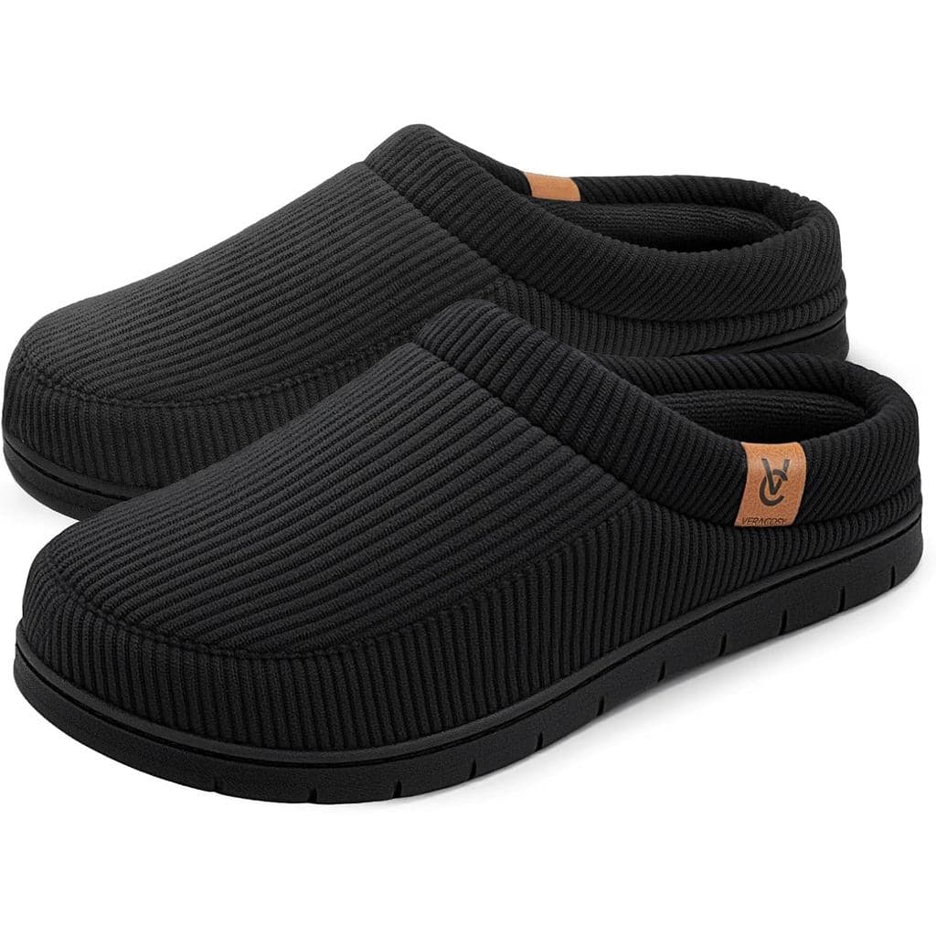 Chinelos Masculinos De Espuma Viscoelástica VeraCosy , Confortáveis E Duráveis , Mocassins | Presentes De Aniversário ,