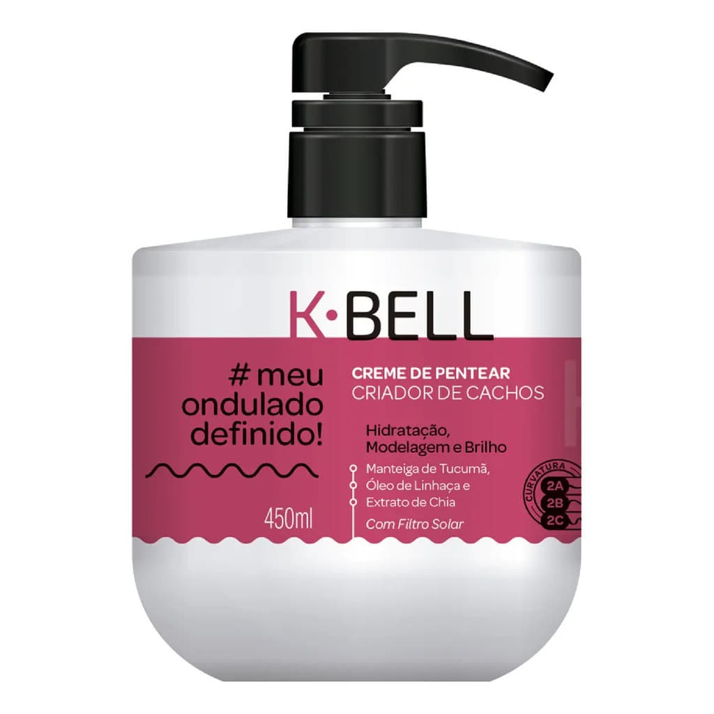 Creme De Pentear Meu Ondulado Definido Kbell 450ml