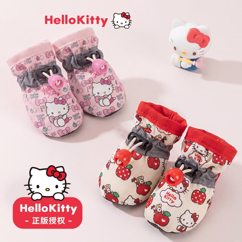 Sapatos para animais de estimação ao ar livre bonito querida Walker Co-marca sapatos de sola macia pequeno cão Bichon sa