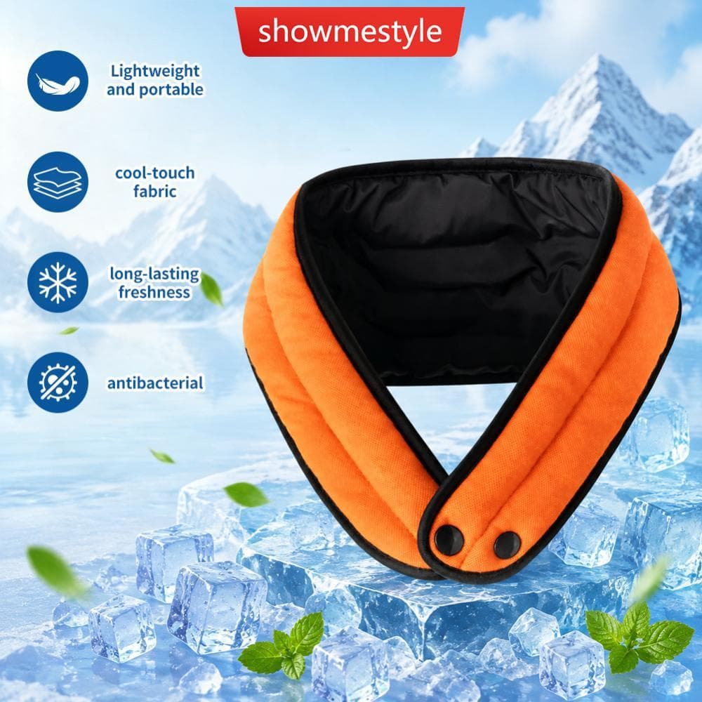 SMS 1PC Verão Resfriamento Físico Gelo Pescoço Gaiter Frescura De Longa Duração Anti-Calor Envoltório Para Ciclismo Ao A