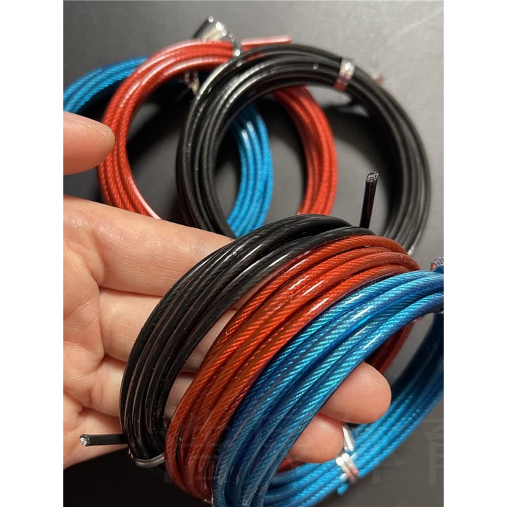 Fio de aço de corrida de 2.5 mm Acessórios para corda de pular Núcleo interno resistente ao desgaste Fio de aço de 2.7 m