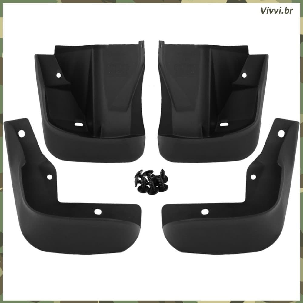 Kit Fenders para Honda Civic 1996-2000 4 Peças Preto Protetor Para-Lamas Dianteiro Traseiro