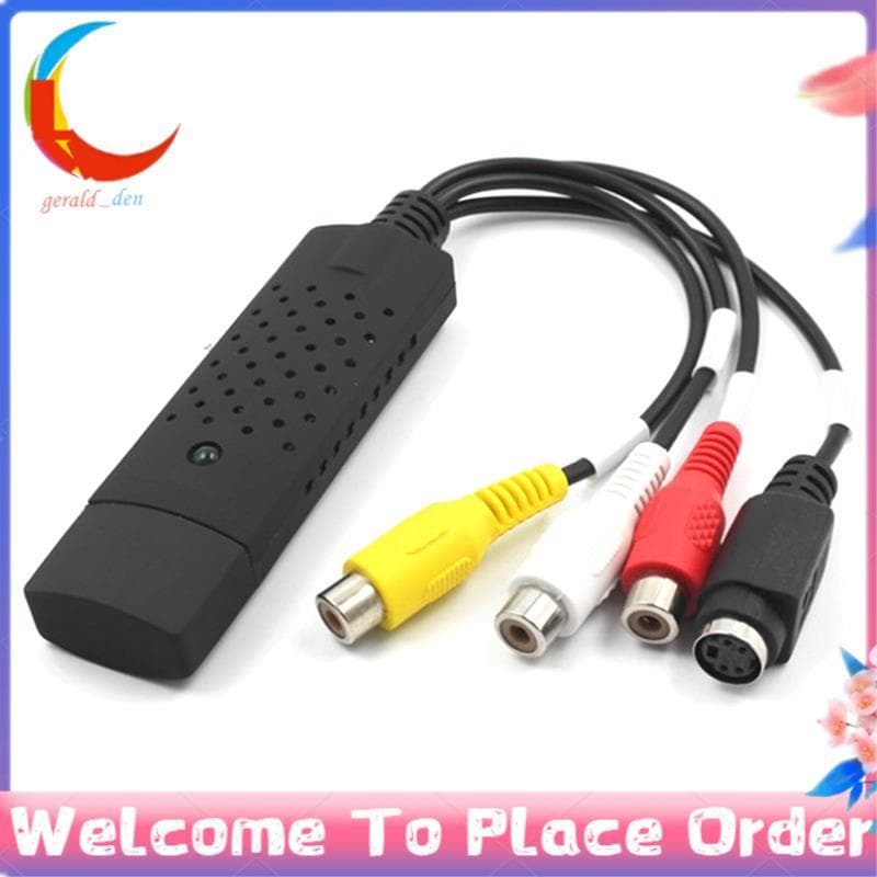 Placa De Captura De Vídeo USB , Conversor De Áudio E Para Converter Mini DV VCR Hi8 DVD Digital Fácil Instalação De Usar
