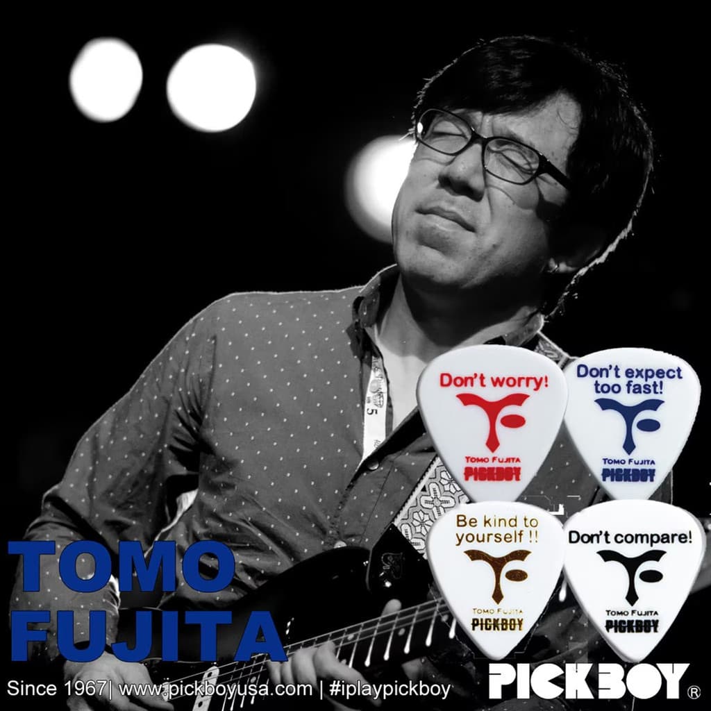 Palheta de guitarra elétrica exclusiva Nissan Tomo Fujita john Mayer Professor Fujita Palheta de guitarra elétrica