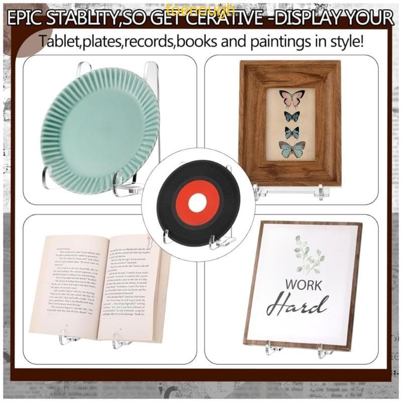 Dedo Do Pé Claro Cavalete Expositor Foto Suporte Placa Decorativa Para Moldura Imagem Arte 5 9Inc