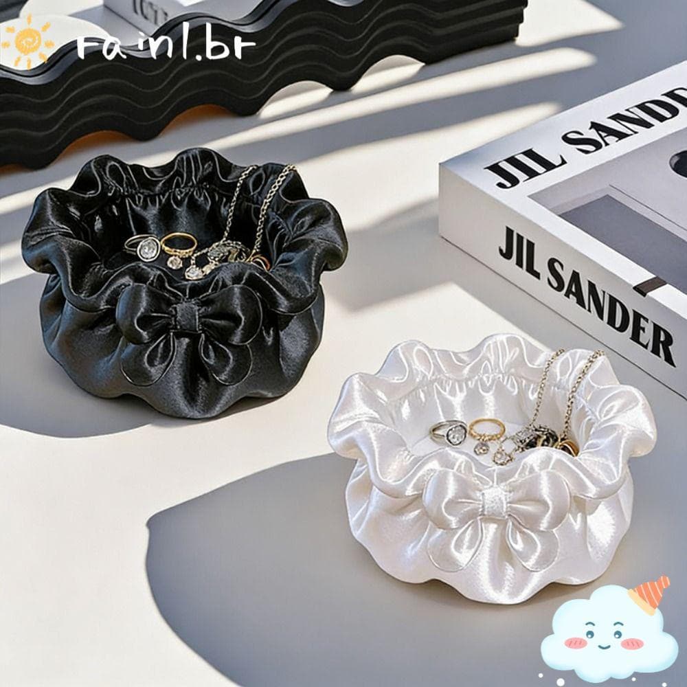 Bandeja De Armazenamento De Joias RAIN , Caixa Impressa Estilo Lolita Em Forma De Arco , Organizador De Mesa TPU Decoraç