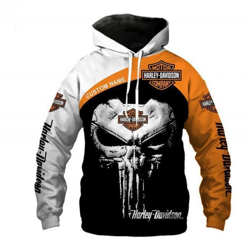Moletom masculino folgado com capuz no estilo Harley europeu e americano, novo modelo.