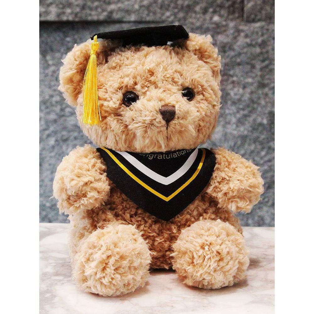 Presente de formatura médico urso boneca pequeno urso boneca brinquedo de pelúcia uniforme de solteiro urso de pelúcia d