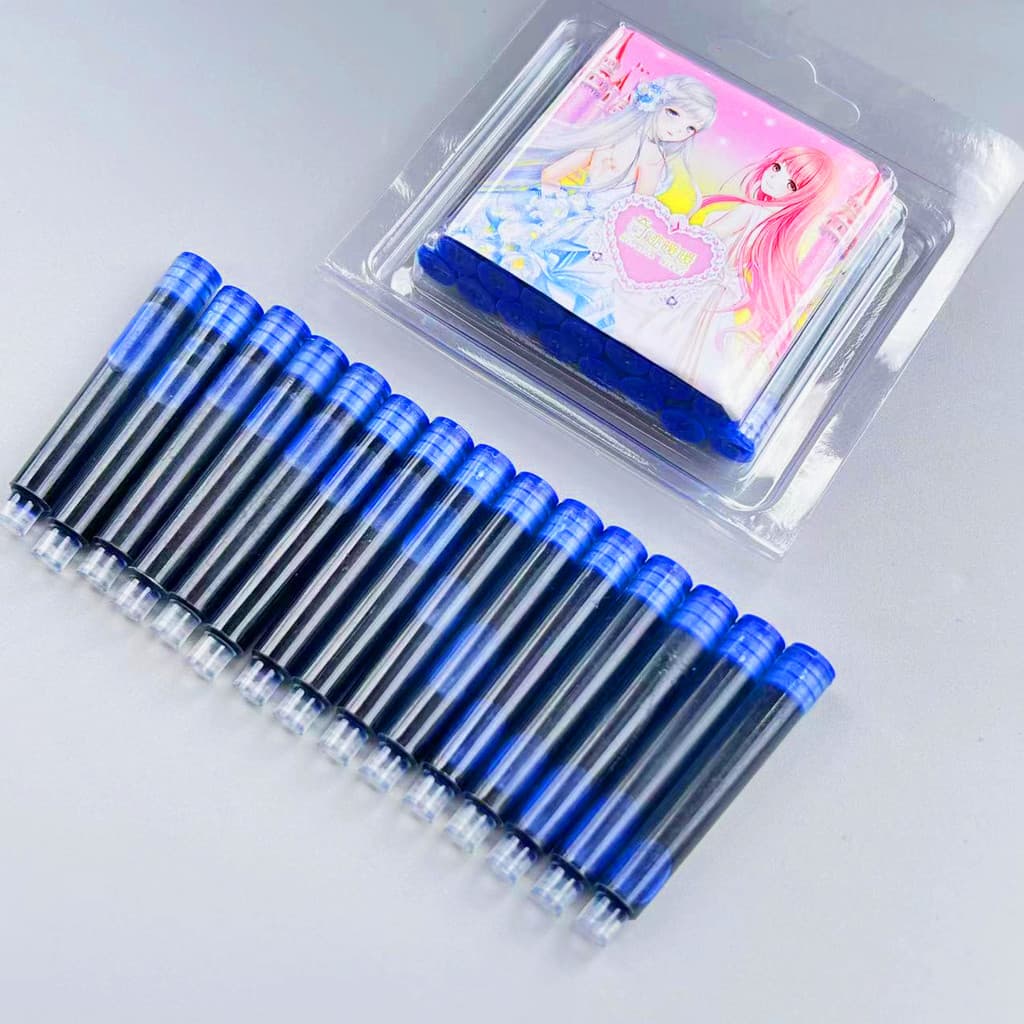 Caneta tinteiro 3.4mm calibre tinta Sac substituível estudante caneta tinteiro dedicada Universal estudante terceira sér