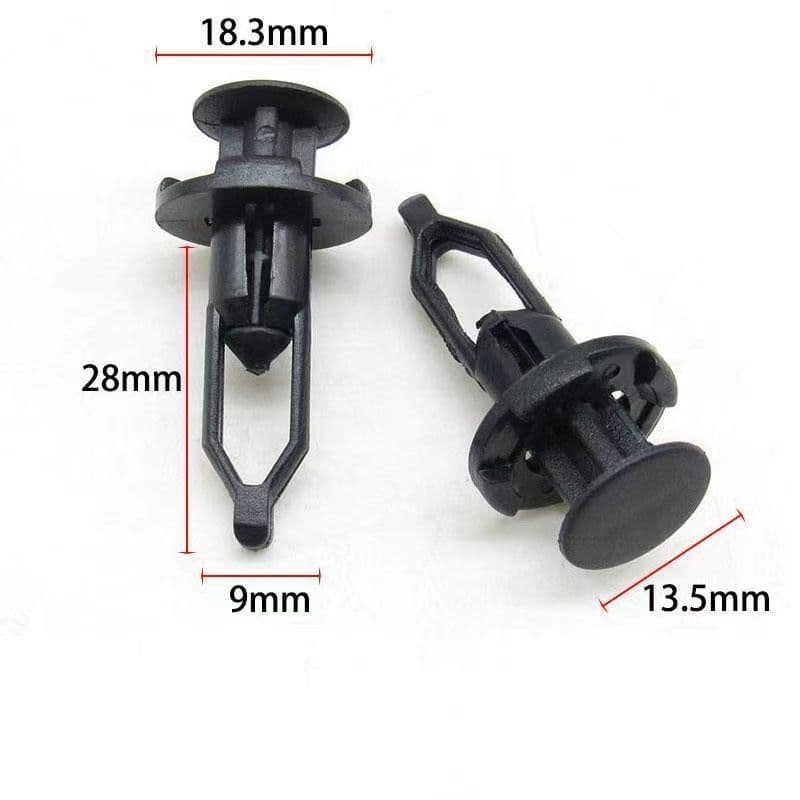 Adequado para Toyota carro Push-estilo fivela pára-choques malha plástico rebite fivela especial guarda placa forro five
