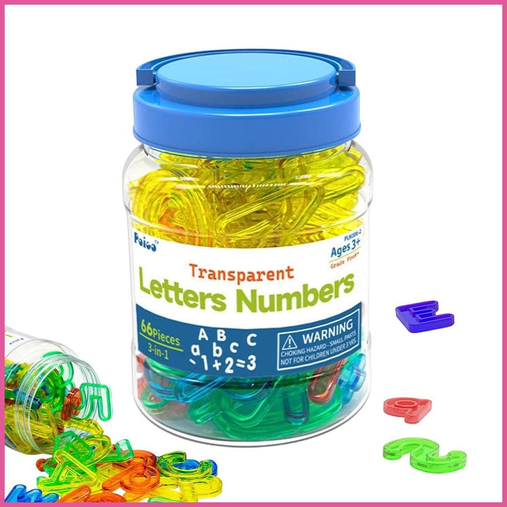 Brinquedo Do Alfabeto Enlatado Números Educacionais Classificação Playset Número Transparente Brinquedos Para Meninos Me