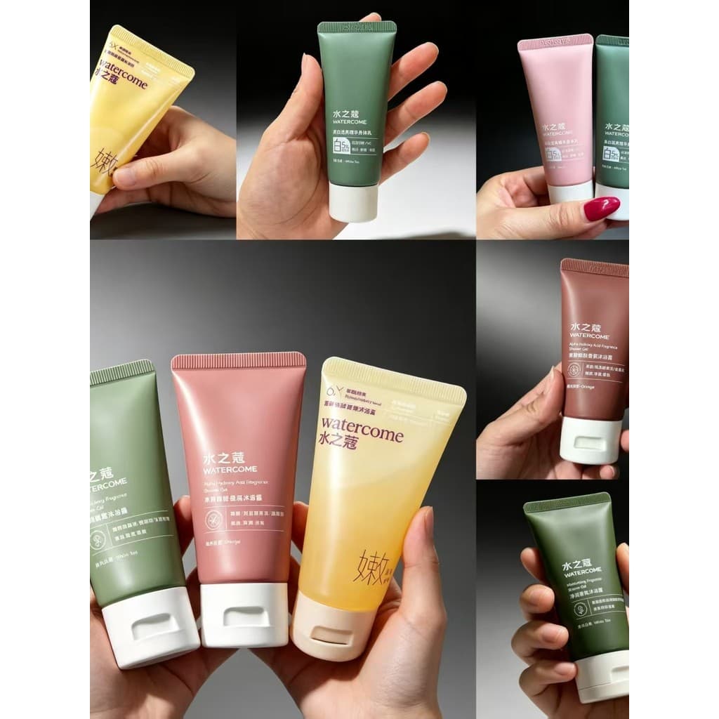 Água cacau fruta ácido rejuvenescedor limpeza fragrância loção corporal 50ml fragrância de longa duração clareamento ess