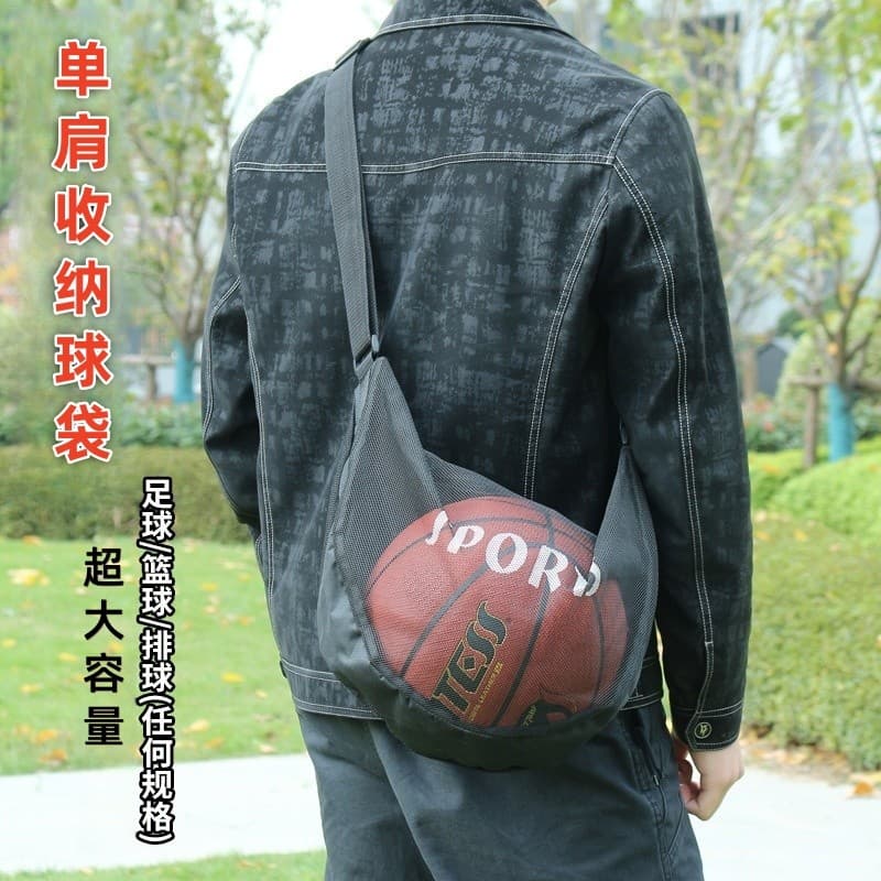 Saco de basquete mensageiro de um ombro mochila esportiva de grande capacidade portátil multifuncional adulto crianças s