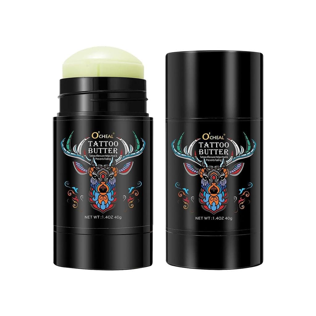 Bálsamo Hidratante para Cuidados Pós-Tatuagem, Creme Natural Orgânico para Tatuagens Antigas e Novas, Aumenta a Cor e Pr